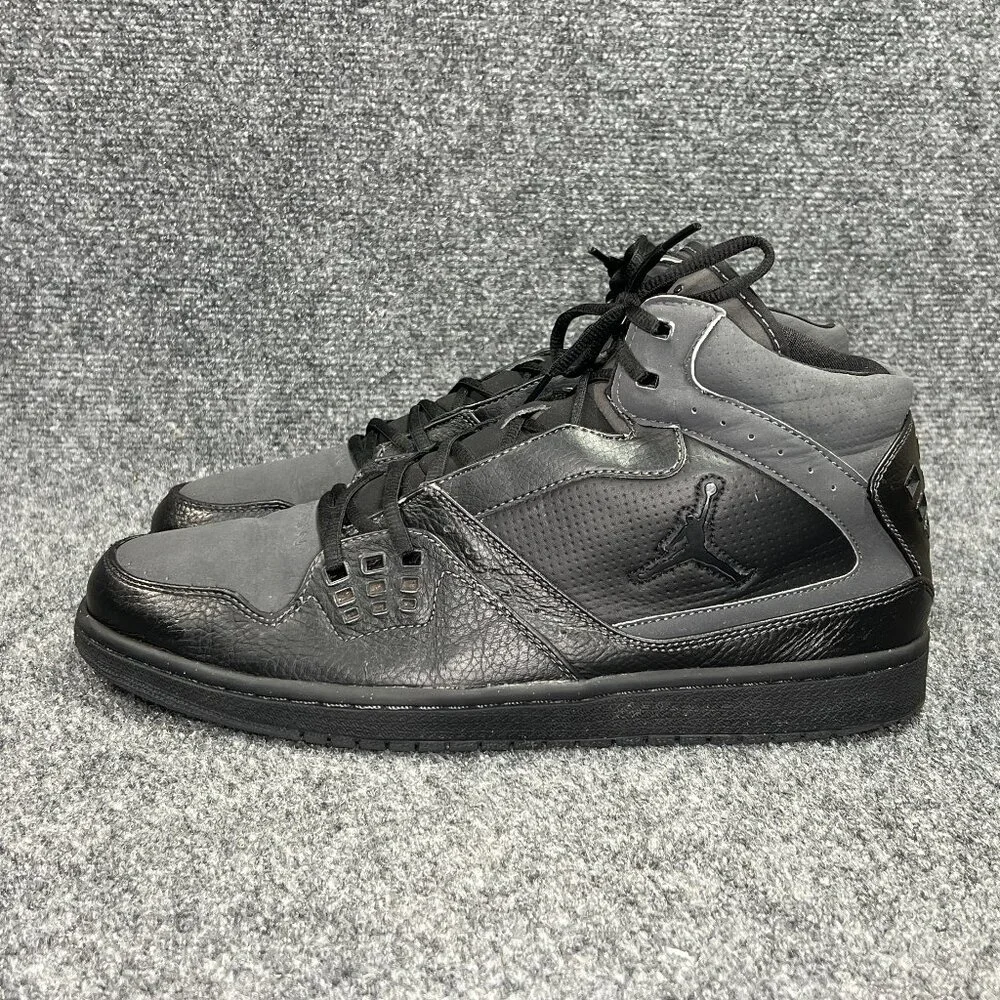 Air Jordan 1 Flight Shoes Men's Size 12 Black Grey Retro‎ Athletic Basketball